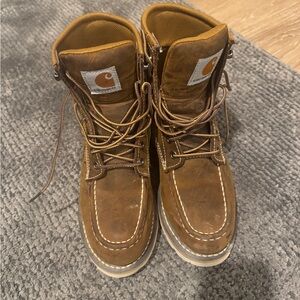Carhartt Tan Lace-Up Boots
